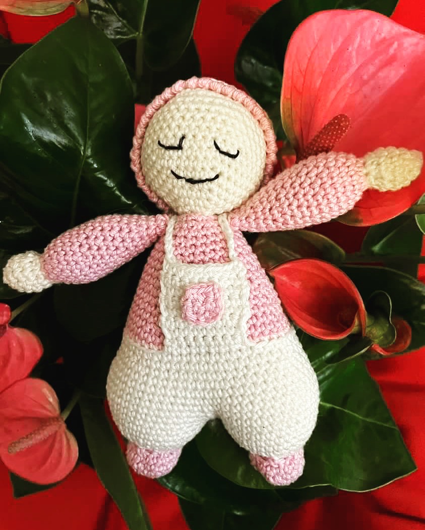 Crochet toy Sleepy doll